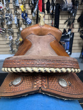 Load image into Gallery viewer, 14" Western Barrel Saddle-Saddles-Consignment-Evolution Equestrian Co.