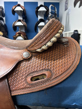 Load image into Gallery viewer, 14" Western Barrel Saddle-Saddles-Consignment-Evolution Equestrian Co.