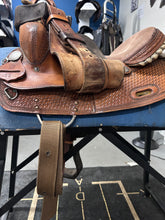Load image into Gallery viewer, 14" Western Barrel Saddle-Saddles-Consignment-Evolution Equestrian Co.