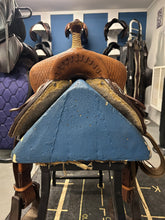 Load image into Gallery viewer, 14" Western Barrel Saddle-Saddles-Consignment-Evolution Equestrian Co.