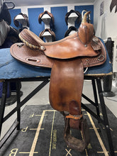 Load image into Gallery viewer, 14" Western Barrel Saddle-Saddles-Consignment-Evolution Equestrian Co.