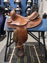 Load image into Gallery viewer, 14" Western Barrel Saddle-Saddles-Consignment-Evolution Equestrian Co.