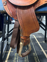 Load image into Gallery viewer, 15” Riders Choice Western Barrel Saddle-Saddle-Consignment-Evolution Equestrian Co.