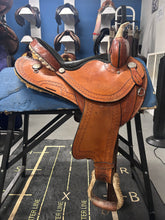 Load image into Gallery viewer, 15” Riders Choice Western Barrel Saddle-Saddle-Consignment-Evolution Equestrian Co.