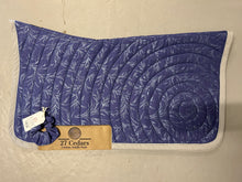Load image into Gallery viewer, 27 Cedar Custom Western Saddle Pads-Western Saddle Pad-27 Cedar Custom Saddle Pads-Blue Pearl - Single - 34"-Evolution Equestrian Co.