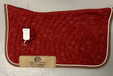 Load image into Gallery viewer, 27 Cedar Custom Western Saddle Pads-Western Saddle Pad-27 Cedar Custom Saddle Pads-Claret Splatter - Single - 32"-Evolution Equestrian Co.
