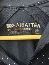 Load image into Gallery viewer, AriatTek Navy Sun Shirt XSmall-Riding Shirts-Consignment-Evolution Equestrian Co.