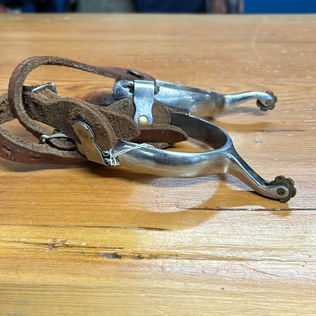 Western Schooling Spurs and Straps