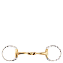 Load image into Gallery viewer, BR Double Jointed Eggbutt Snaffle Soft Contact 14 mm-Bits-Bieman De Haas-11.5 cm / 4.5"-Evolution Equestrian Co.