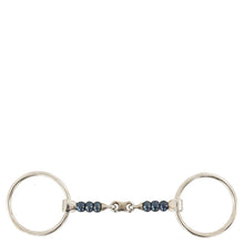 Load image into Gallery viewer, BR Sweet Iron Cherry Roller Double Jointed Loose Ring Snaffle-Bits-Bieman De Haas-12.5cm / 5"-Evolution Equestrian Co.