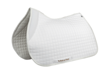 Load image into Gallery viewer, Back on Track Close Contact Saddle Pad III-English Saddle Pad-Back on Track-White-Evolution Equestrian Co.
