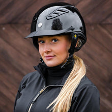 Load image into Gallery viewer, Back on Track Lynx Helmet-Back on Track-Back on Track-Small-Shiny Black-Evolution Equestrian Co.