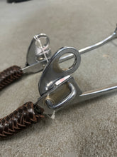Load image into Gallery viewer, Braided Leather Mechanical Hackamore-Bitless Bridle-Consignment-Evolution Equestrian Co.