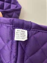 Load image into Gallery viewer, Centaur Imperial Quilted Saddle Pad Purple-English Saddle Pads-Consignment-Evolution Equestrian Co.