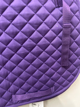 Load image into Gallery viewer, Centaur Imperial Quilted Saddle Pad Purple-English Saddle Pads-Consignment-Evolution Equestrian Co.
