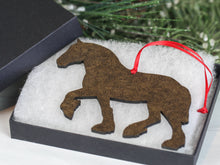Load image into Gallery viewer, Classy Equine Bay Shire Draft Horse Christmas Ornament-Christmas-Classy Equine-Evolution Equestrian Co.