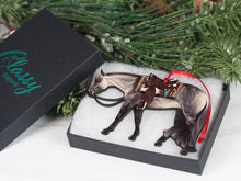 Load image into Gallery viewer, Classy Equine Grulla Western Pleasure Horse Ornament Quarter Horse-Christmas-Classy Equine-Evolution Equestrian Co.