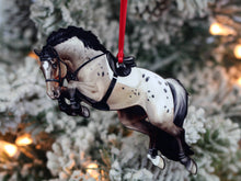 Load image into Gallery viewer, Classy Equine Jumping Horse Ornament Bay Appaloosa Hunter Jumper Equine