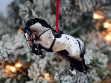 Load image into Gallery viewer, Classy Equine Jumping Horse Ornament Bay Appaloosa Hunter Jumper Equine