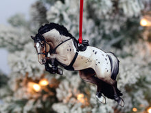 Load image into Gallery viewer, Classy Equine Jumping Horse Ornament Bay Appaloosa Hunter Jumper Equine