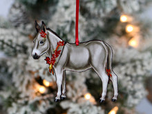 Load image into Gallery viewer, Classy Equine Miniature Donkey Christmas Ornament Gift Decor-Christmas-Classy Equine-Evolution Equestrian Co.