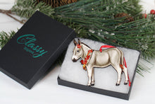 Load image into Gallery viewer, Classy Equine Miniature Donkey Christmas Ornament Gift Decor-Christmas-Classy Equine-Evolution Equestrian Co.