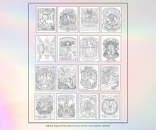 Load image into Gallery viewer, Dear Equestrians Collective Coloring Book-Colouring Book-Evolution Equestrian Co.-Evolution Equestrian Co.