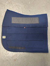 Load image into Gallery viewer, EcoGold CoolFit Dressage Saddle Pad Navy-Dressage Saddle Pad-Consignment-Evolution Equestrian Co.