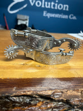 Load image into Gallery viewer, FG Rock Grinder Western Show Spurs-Spurs-Consignment-Evolution Equestrian Co.