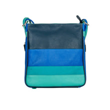 Load image into Gallery viewer, Greenwood Leather - Leather Multi-Color Women's Backpack Mae: Blue-Greenwood Leather-Evolution Equestrian Co.