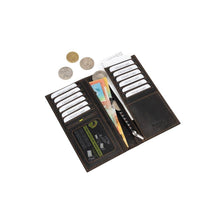 Load image into Gallery viewer, Greenwood Leather - Ladies’ Long Leather Wallet Monroe: Brown-Greenwood Leather-Evolution Equestrian Co.