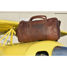 Load image into Gallery viewer, Greenwood Leather - Leather Overnight Travel Bag Victoria GW12795: Brown-Greenwood Leather-Evolution Equestrian Co.