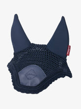 Load image into Gallery viewer, LeMieux Acoustic Pro Fly Bonnet-English Accessories-LeMieux-Medium (Cob)-Navy-Evolution Equestrian Co.