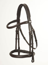 Load image into Gallery viewer, LeMieux Arika Cavesson Bridle-English Bridle-LeMieux-Full-Brown / Silver-Evolution Equestrian Co.