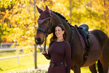 Load image into Gallery viewer, LeMieux Britney Seamless Long Sleeve Shirt Damson-Riding Shirts-LeMieux-XSmall-Evolution Equestrian Co.