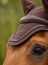 Load image into Gallery viewer, LeMieux Crystal Fly Bonnet-English Accessories-LeMieux-Medium (Cob)-Black-Evolution Equestrian Co.