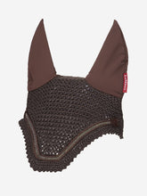 Load image into Gallery viewer, LeMieux Crystal Fly Bonnet-English Accessories-LeMieux-Medium (Cob)-Brown-Evolution Equestrian Co.