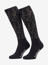 Load image into Gallery viewer, LeMieux Footsie Socks AW25-Socks-LeMieux-Black Logo-Medium-Evolution Equestrian Co.