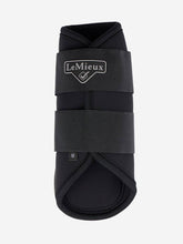 Load image into Gallery viewer, LeMieux Grafter Brushing Boots-Horse Boots-LeMieux-Small-Black-Evolution Equestrian Co.