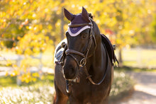 Load image into Gallery viewer, LeMieux Lorie Fly Hood Juniper-English Accessories-LeMieux-Medium-Evolution Equestrian Co.