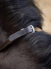 Load image into Gallery viewer, LeMieux Magna Grip Rubber Reins-Horse Tack-LeMieux-Black/Silver-Pony-Evolution Equestrian Co.