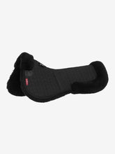 Load image into Gallery viewer, LeMieux Merino+ Half Pad-English Saddle Pad-LeMieux-Black-Small-Evolution Equestrian Co.