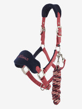 Load image into Gallery viewer, LeMieux Mini Vogue Cranberry Halter and Leadrope-Halter-LeMieux-Super Mini-Evolution Equestrian Co.