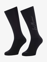 Load image into Gallery viewer, LeMieux Sparkle Competition Socks-Socks-LeMieux-Black-Small-Evolution Equestrian Co.