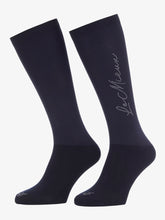 Load image into Gallery viewer, LeMieux Sparkle Competition Socks-Socks-LeMieux-Navy-Small-Evolution Equestrian Co.