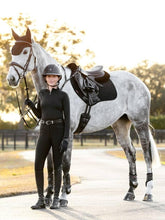 Load image into Gallery viewer, LeMieux Suede Close Contact Saddle Pad Black-English Saddle Pad-LeMieux-Small/Medium-Evolution Equestrian Co.