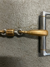 Load image into Gallery viewer, Mikmar Cupreon D-Ring French Link Roller Snaffle 5"-Bit-Consignment-Evolution Equestrian Co.