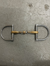 Load image into Gallery viewer, Mikmar Cupreon D-Ring French Link Roller Snaffle 5"-Bit-Consignment-Evolution Equestrian Co.