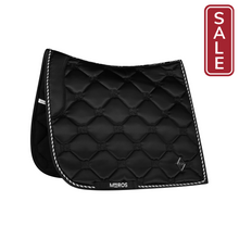 Load image into Gallery viewer, Mrs. Ros Charmer Dressage Pad - Phantom Black & Silver-Dressage Saddle Pad-Can Pro Equestrian Supply-Evolution Equestrian Co.