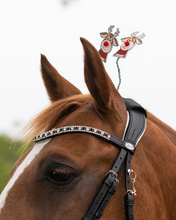 Load image into Gallery viewer, QHP Christmas Crown Piece Accessory-Christmas-Can Pro Equestrian Supply-Elf-Evolution Equestrian Co.